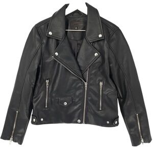 Blank NYC Vegan Leather Biker Moto Jacket